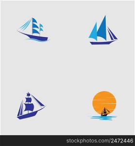 vector illustration of traditional phinisi boat set on gray background