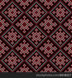 Vector illustration of Ukrainian ornament in ethnic style, identity, vyshyvanka, embroidery for print clothes, websites, banners