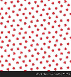 Vector illustration of valentine day seamless texture