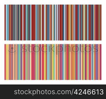 Vector illustration of vintage colored strips background
