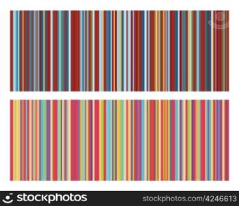 Vector illustration of vintage colored strips background