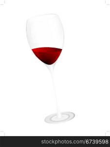 Vector illustration of wine glass for design use