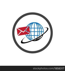 vector illustration of World Post Day logo design
