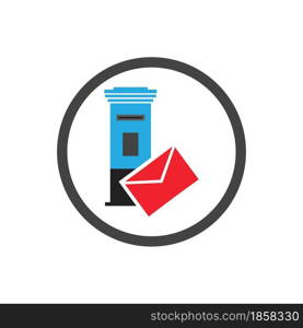 vector illustration of World Post Day logo design