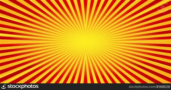 Vector Illustration Orange red Sunburst Backgrounds for summer wallpaper, e commerce signs retail shopping, advertisement business agency, ads campaign marketing, backdrops space, landing page, header