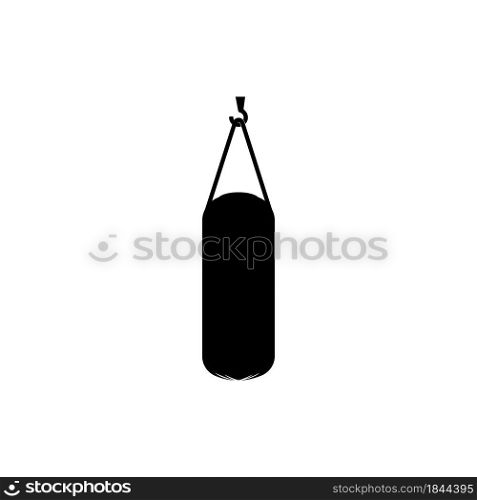 Vector illustration punching bag icon