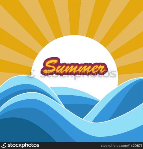 vector illustration summer