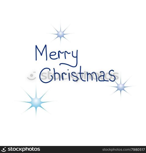 Vector illustration. The unusual design of the greetings merry Christmas.