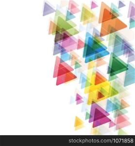 Vector illustration triangle background