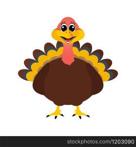 vector illustration Turkey Pilgrimin on Thanksgiving Day. Turkey Pilgrimin on Thanksgiving Day