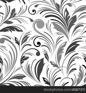 Vector illustration vintage floral seamless pattern. EPS 10