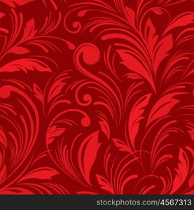 Vector illustration vintage floral seamless pattern. EPS 10