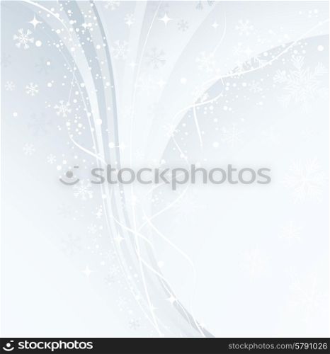 Vector illustration White Christmas banner with snowflakes. White Christmas banner with snowflakes