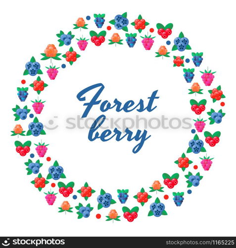 vector illustration. wild forest berries. cranberry, raspberry, blueberry BlackBerry stone bramble cloudberries. vector illustration. wild forest berries. cranberry, raspberry,