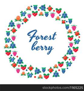 vector illustration. wild forest berries. cranberry, raspberry, blueberry BlackBerry stone bramble cloudberries. vector illustration. wild forest berries. cranberry, raspberry,