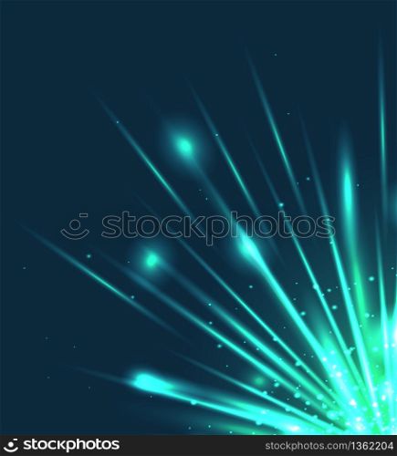 Vector illustration with the explosion and bright rays. Vector element for your design. Vector illustration with the explosion and bright rays. Vector e