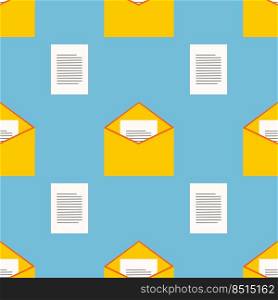 Vector image for use in any type of design. Envelope pattern on a light background for website design