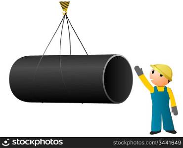Vector image loading pipes