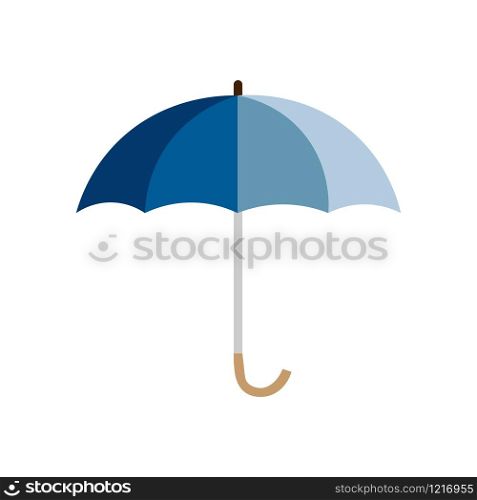 Vector image of a flat umbrella on a white background