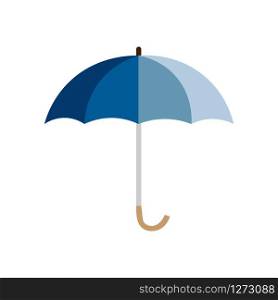 Vector image of a flat umbrella on a white background