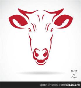 Vector image of an cow head , illustration - vector