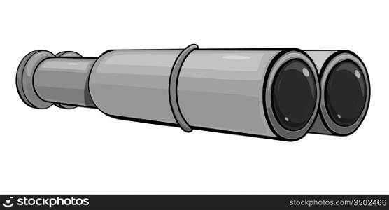 Vector image of binoculars
