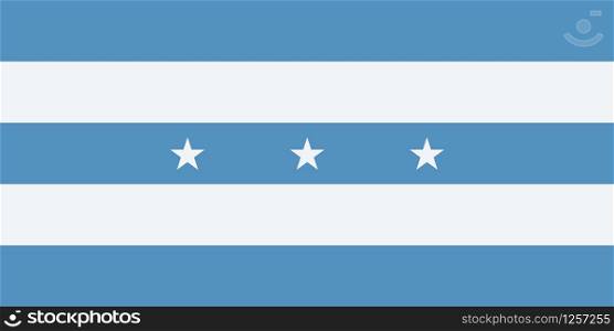vector image of the dark flag of Guayaquil, Ecuador&rsquo;s largest city
