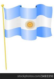 Vector image of the national flag of Argentina