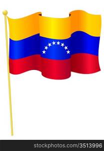 Vector image of the national flag of Venezuela