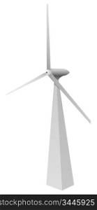 vector image windmill. vector
