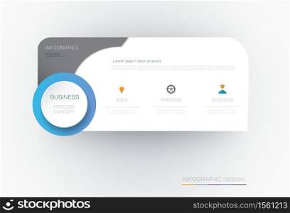Vector Infographic 3d circle label template design.Infograph with options or steps. Infographic element for layout, process diagram, parts, chart, graphic, info graph, flowchart, presentation