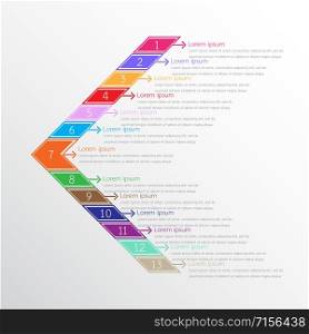 Vector infographic templates used for detailed reports. All 13 topics.