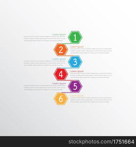 Vector infographic templates used for detailed reports. All 6 topics.