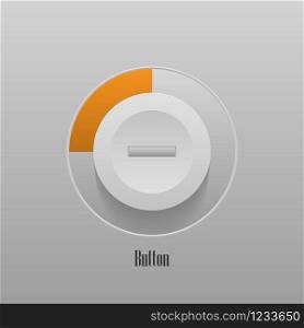 Vector infographic with buttons on a gray background illustration