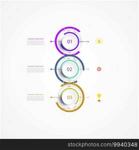 Vector infographics label design with icons and 3 options or steps,Business concept. Blank space for content, business, infographic, diagram, process diagram, timeline, digital network, flowchart,info