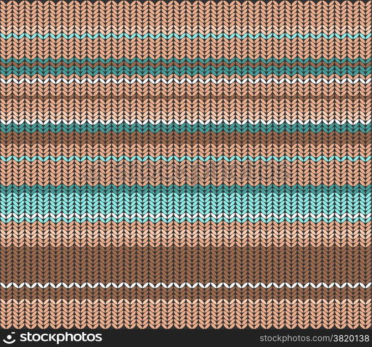 vector knitted pattern