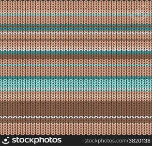 vector knitted pattern