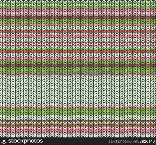 vector knitted pattern