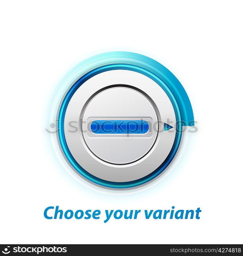 Vector knob switch