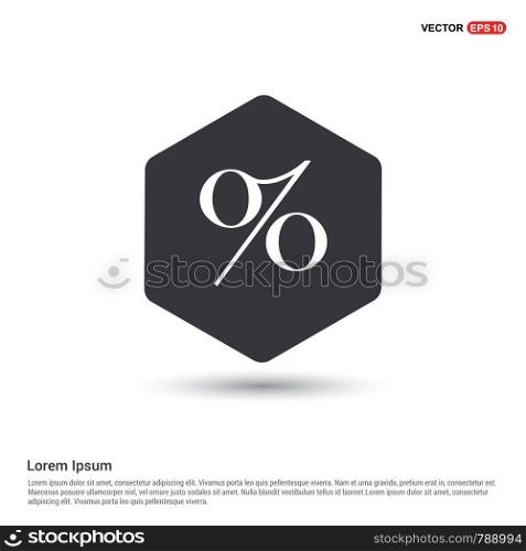 vector labels Percent price icon