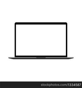 Vector Laptop isolated on white background. Vector illustration EPS 10