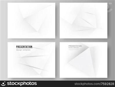 Vector layout of the presentation slides design business templates, multipurpose template for presentation brochure, brochure cover. Halftone effect decoration with dots. Dotted pop art pattern. Vector layout of the presentation slides design business templates, multipurpose template for presentation brochure, brochure cover. Halftone effect decoration with dots. Dotted pop art pattern.