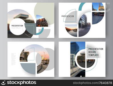 Vector layout of the presentation slides design business templates, multipurpose template for presentation brochure. Background with abstract circle round banners. Corporate business concept template.. Vector layout of the presentation slides design business templates, multipurpose template for presentation brochure. Background with abstract circle round banners. Corporate business concept template