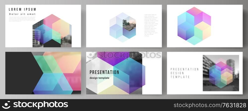 Vector layout of the presentation slides design business templates, multipurpose template with abstract shapes and colors for presentation brochure, brochure cover, business report. Vector layout of the presentation slides design business templates, multipurpose template with abstract shapes and colors for presentation brochure, brochure cover, business report.