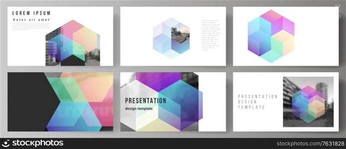 Vector layout of the presentation slides design business templates, multipurpose template with abstract shapes and colors for presentation brochure, brochure cover, business report. Vector layout of the presentation slides design business templates, multipurpose template with abstract shapes and colors for presentation brochure, brochure cover, business report.