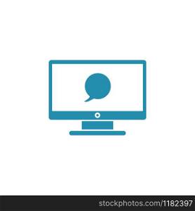 vector lcd monitor design template