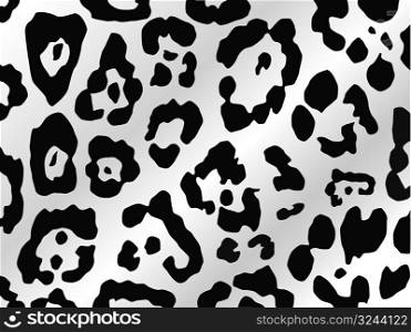 Vector leopard background style in black and white