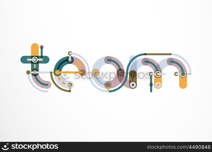 Vector letter logo. Vector letter logo. Abstract geometric colorful design