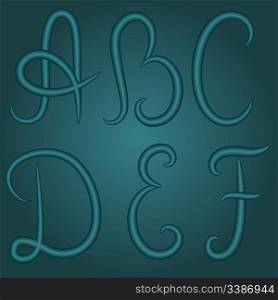vector letters