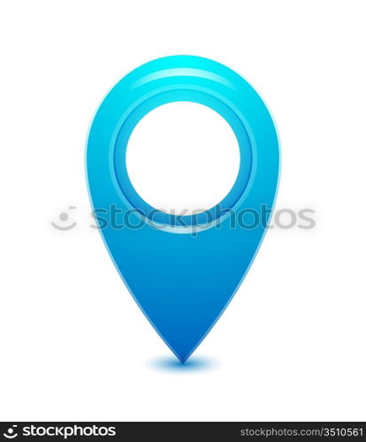 Vector location pointer icon